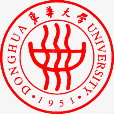 logo标识东华大学红色logo图标图标
