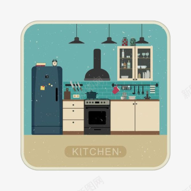 操作台厨房图标图标