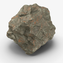 陨石石块铁石块素材