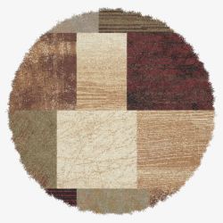 方块欧式花纹圆形地毯素材
