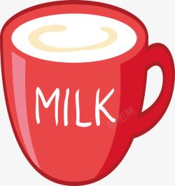 一杯牛奶素材