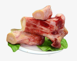 肉骨头蔬菜新鲜美味牛骨髓高清图片