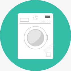 家居洗涤洗衣机图标高清图片