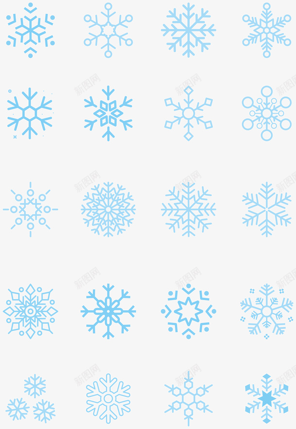 圣诞雪花1矢量图ai免抠素材_88icon https://88icon.com 元素 圣诞 新图 矢量图 雪花
