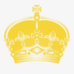 高端皇冠黄色素材