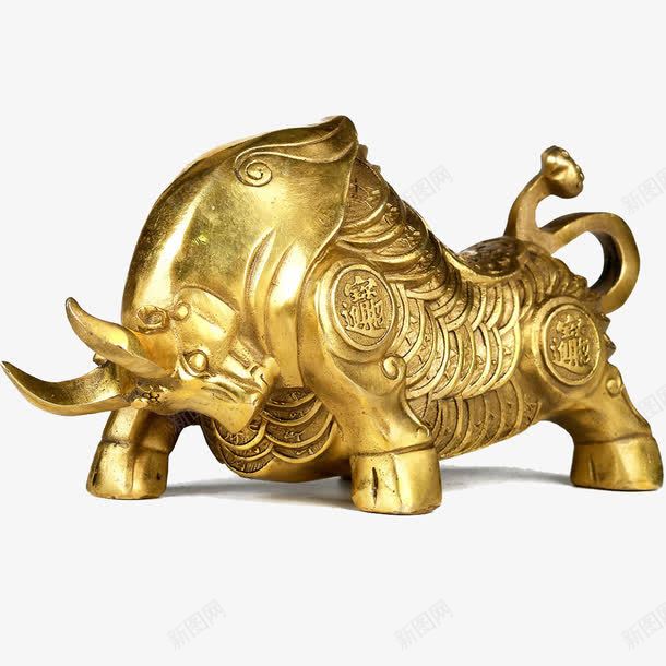 金钱铜牛png免抠素材_88icon https://88icon.com 产品实物 华尔街牛摆件 家居装饰 开运铜牛摆件 招财铜牛 金钱铜牛 铜牛
