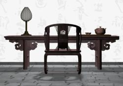 椅子中式古典椅子传统桌椅高清图片