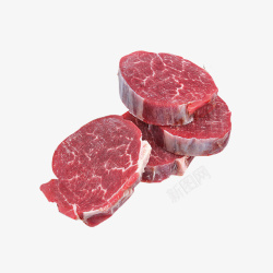 生牛肉块图片产品实物鲜红色牛新鲜牛里脊高清图片