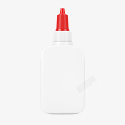 粘液白色瓶身红色盖子的强力胶实物高清图片