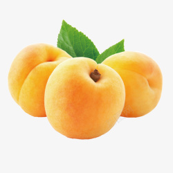 水果包装设计实物水果三个黄桃高清图片