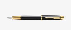 黑色与金色相间的钢笔素材