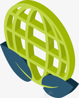 DNA科技logo立体的科技互联网行业矢量图图标图标