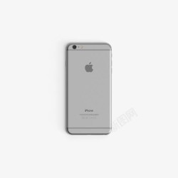 银色手机架苹果手机背面高清图片
