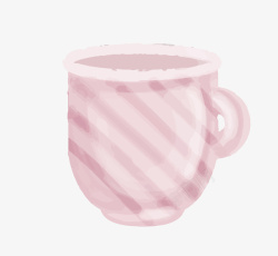 牛奶情侣杯卡通手绘简约玻璃杯茶杯装饰高清图片
