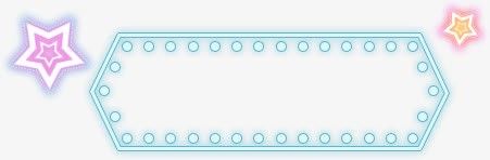 发光星星边框png免抠素材_88icon https://88icon.com 发光星星边框 蓝色边框 闪灯边框 霓虹灯边框
