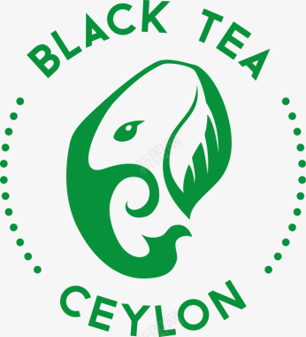嫩芽茶叶制作logo一堆茶叶矢量图图标图标