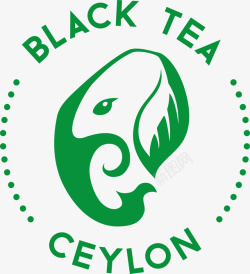 飘起的茶叶茶叶制作logo一堆茶叶矢量图图标高清图片