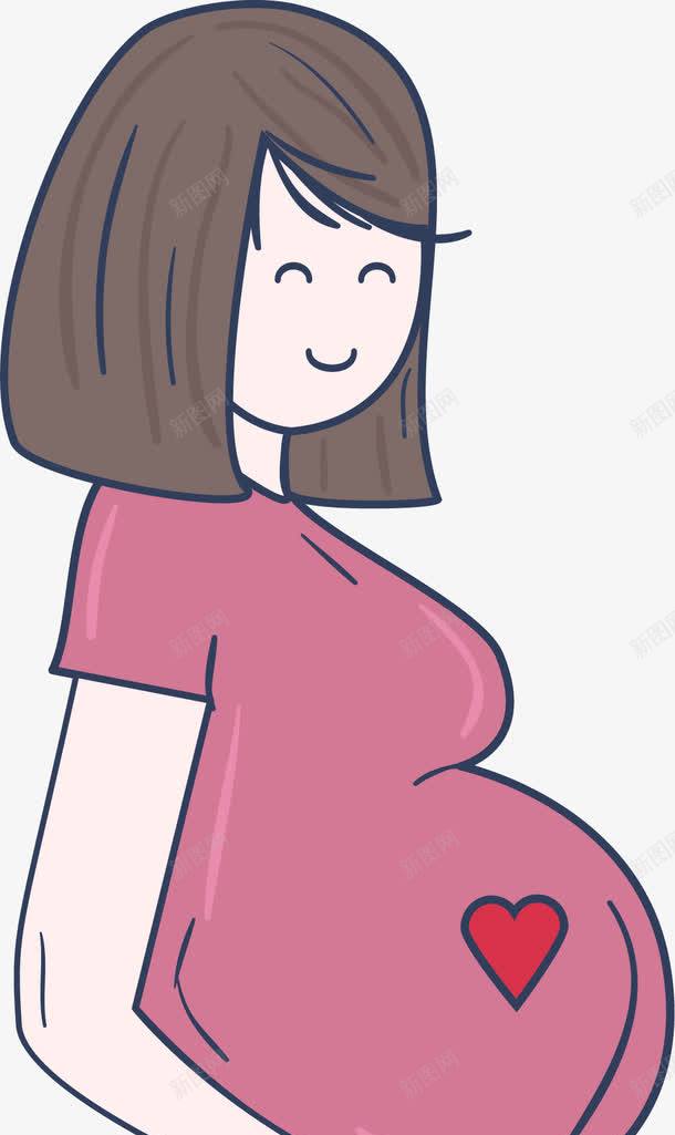 年少的孕妇png免抠素材_88icon https://88icon.com 孕妇 孕妇卡通 孕妇手绘 孕妈妈卡通 年少 怀孕女人
