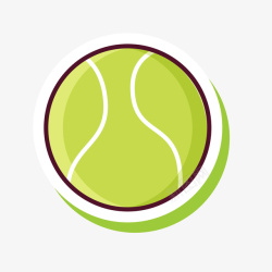 网球比赛网球案矢量图高清图片