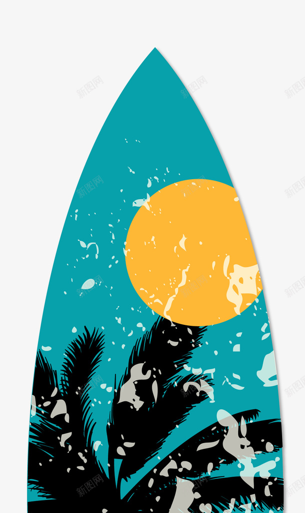 夏日冲浪专用滑板png免抠素材_88icon https://88icon.com 冲浪专用 冲浪板 划桨板 夏日 扁平冲浪板 板子 水上滑板 矢量冲浪板