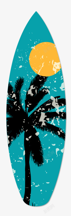冲浪滑板夏日冲浪专用滑板高清图片
