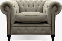 欧式单人纯色扶手椅沙发椅素材