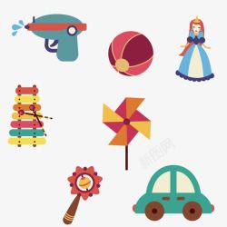 小汽车设计图标儿童教育卡通玩具图标高清图片