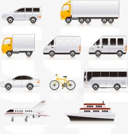 巴士车各式各样的交通工具高清图片