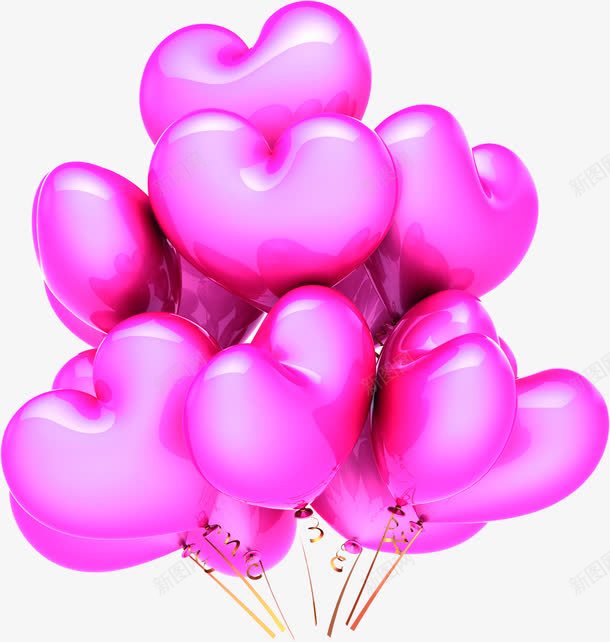 粉色气球实拍元素png免抠素材_88icon https://88icon.com 元素 实拍 气球 粉色
