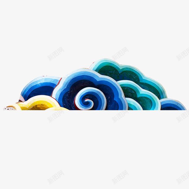 彩色祥云装饰图案png免抠素材_88icon https://88icon.com 图案 彩色 祥云 装饰 设计