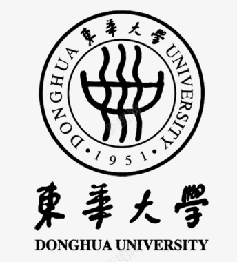 中国名楼东华大学logo图标图标