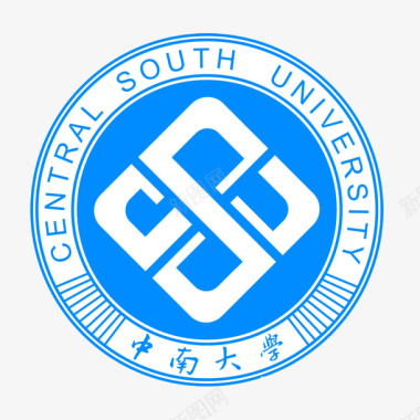中南大学蓝色logo图标图标