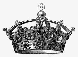 皇家宝石王冠手绘皇冠高清图片