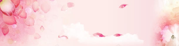 粉色花朵淘宝背景背景