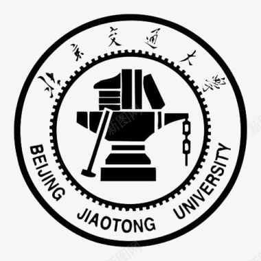书香校园北京交通大学logo创意图标图标