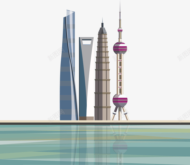 中国上海旅游地标矢量图ai免抠素材_88icon https://88icon.com 上海旅游 东方明珠 中国上海 旅游 旅游地标 矢量png 矢量图