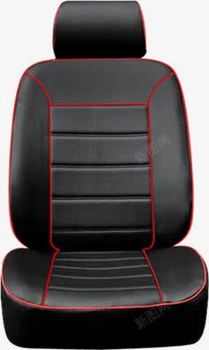 黑色真皮汽车座椅素材