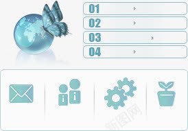 理发店工具科技网站图标图标