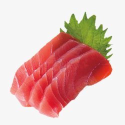 红色餐饮产品实物餐饮美食金枪鱼刺身高清图片