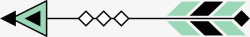 弓箭方向弓箭线条造型矢量图高清图片