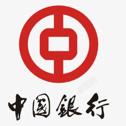 红色笔触红色中国银行logo标志图标高清图片
