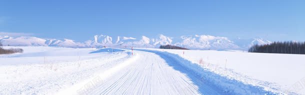 冰天雪地风景背景