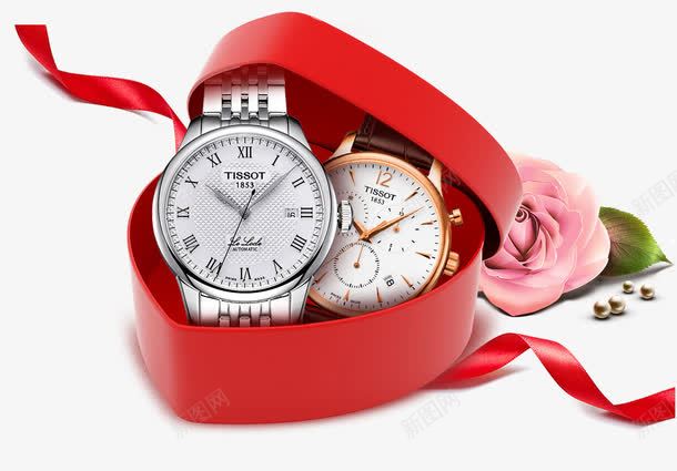 红色爱心礼盒手表装饰图案png免抠素材_88icon https://88icon.com 免抠PNG 彩带 手表 爱心 礼盒 红色 花朵 装饰图案