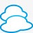 直播吧图标a天气云超级单蓝图标高清图片