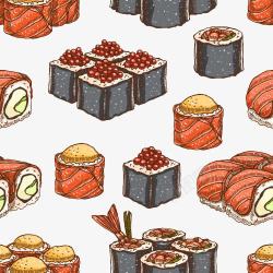 寿司美食背景素材