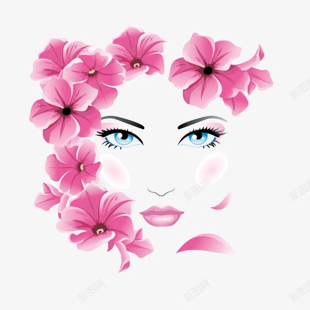 春季花姑娘人物png免抠素材_88icon https://88icon.com 元素 化妆品包装 卡通人 卡通人物 卡通画 唯美 手绘人物 手绘卡通 手绘卡通美女 素材元素