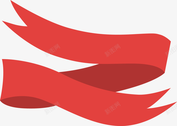 飘舞的红色丝带图png免抠素材_88icon https://88icon.com 丝带 彩带 矢量彩带 红丝带 红彩带 红旗彩带 红旗飘带 红色 红色彩带