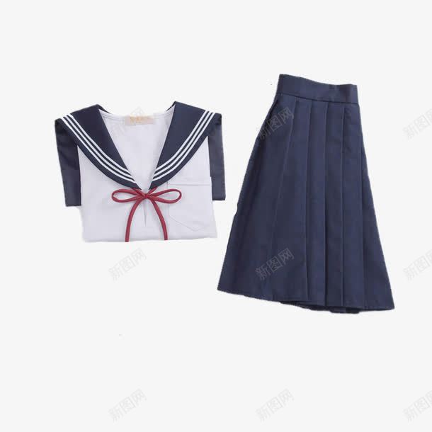 学生装日本制服水手百褶裙png免抠素材_88icon https://88icon.com 制服 学生装 水手 百褶裙