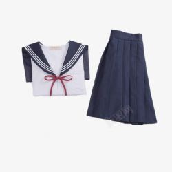 学生装日本制服水手百褶裙素材
