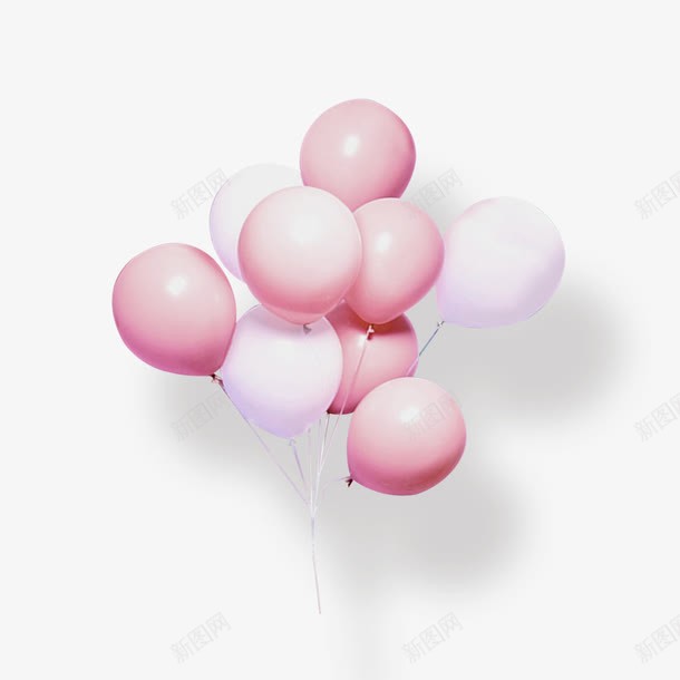 粉色气球png免抠素材_88icon https://88icon.com 一束 卡通 手绘 气球 气球墙 简图 粉色 紫色 装饰